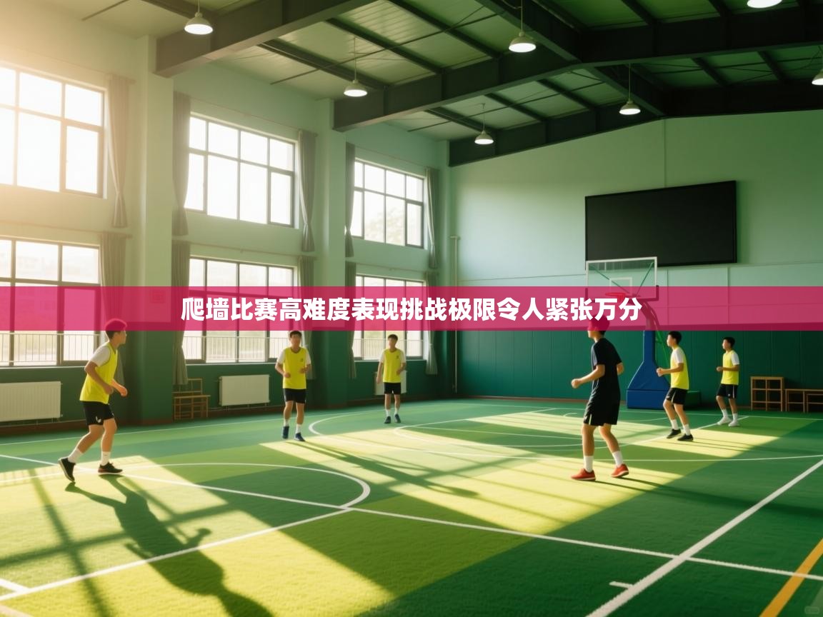 爬墙比赛高难度表现挑战极限令人紧张万分 第1张